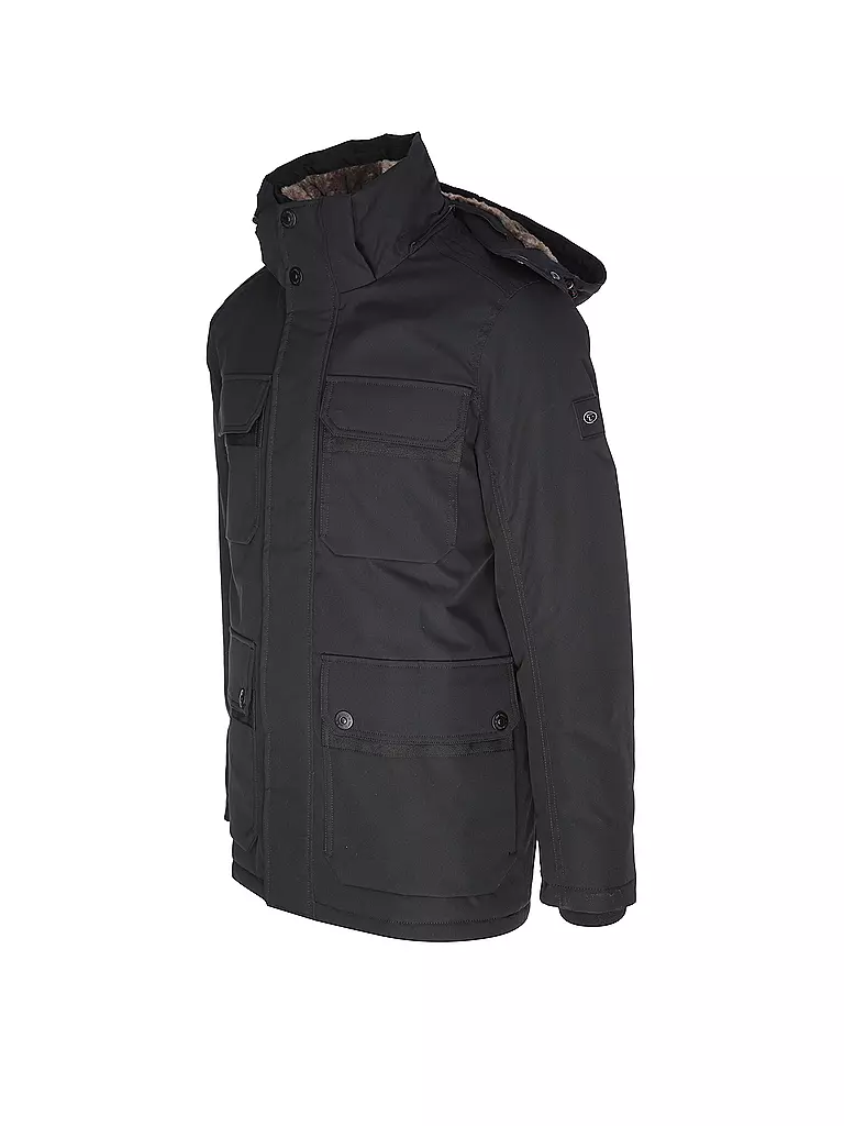 TOM TAILOR Parka schwarz