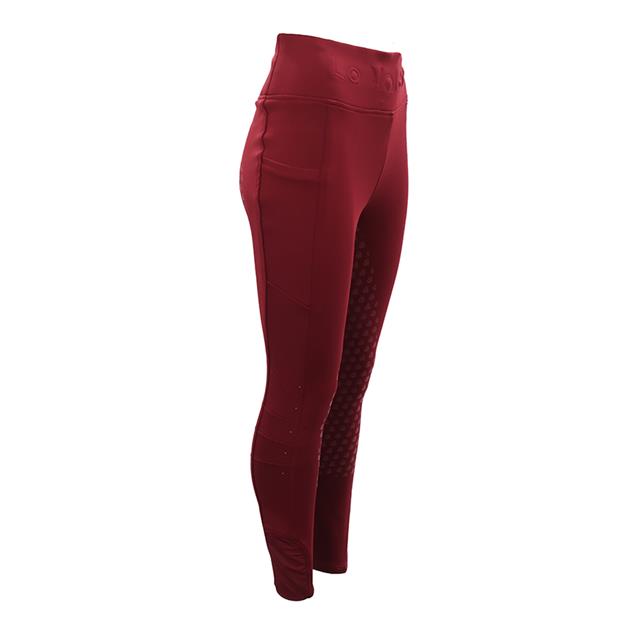 Paardrijlegging La Valencio LVWella Full Grip Donkerrood