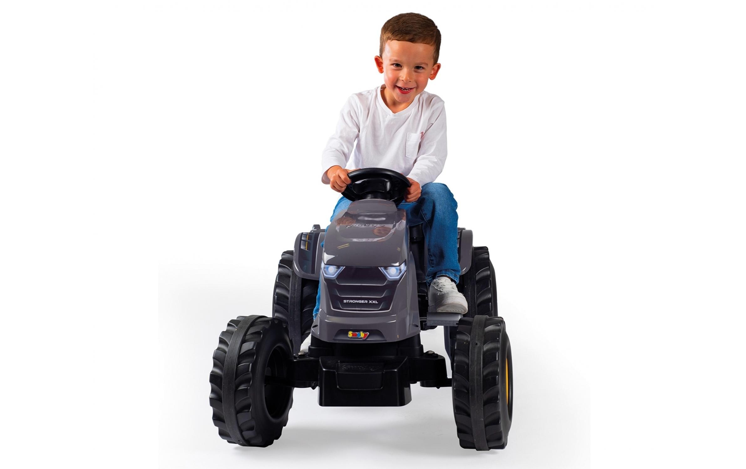 Traktor Stronger XXL mit Anhänger<br>Tretfahrzeug für Kinder