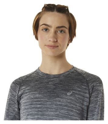 Maillot manches longues Asics Seamless Gris Femme