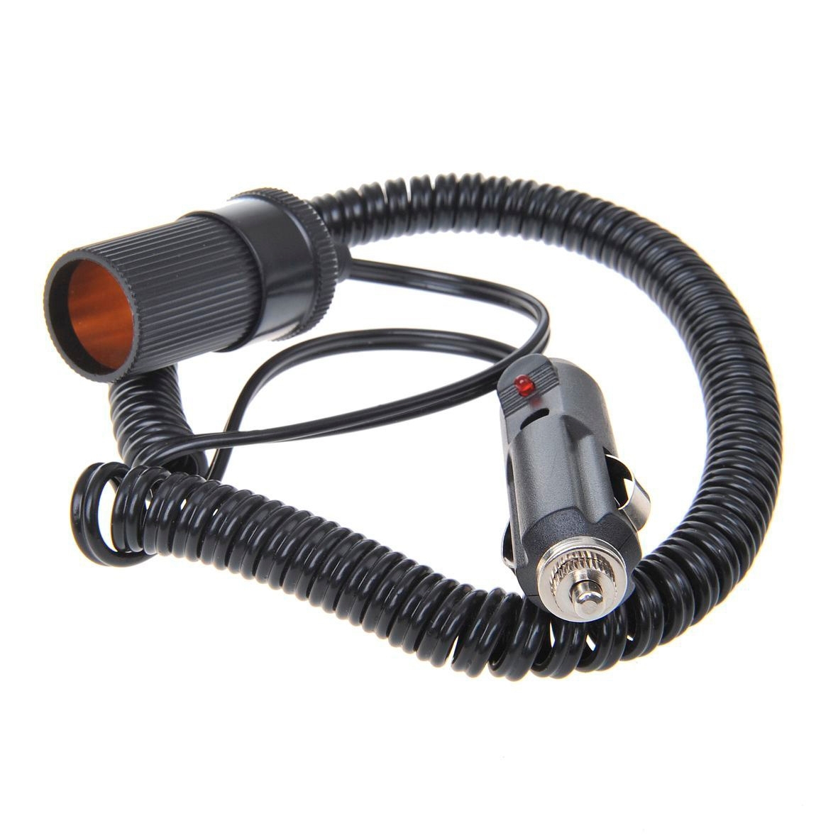 IWH Spiral Verlängerungskabel 3 Meter 12/24 V
