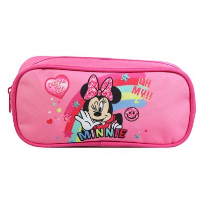 Trousse rectangulaire Minnie - 1 compartiment - rose - Bagtrotter