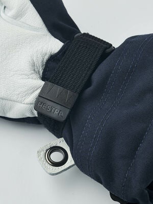 Hestra Army Leather Heli Ski Hansker, Marin