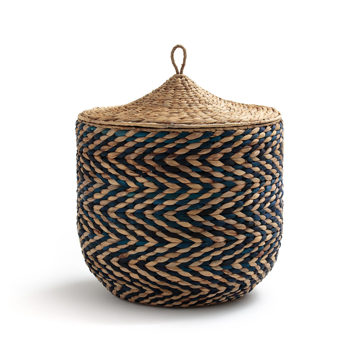 LA REDOUTE INTERIEURS<br>Cesta de vime com tampa, Nomado