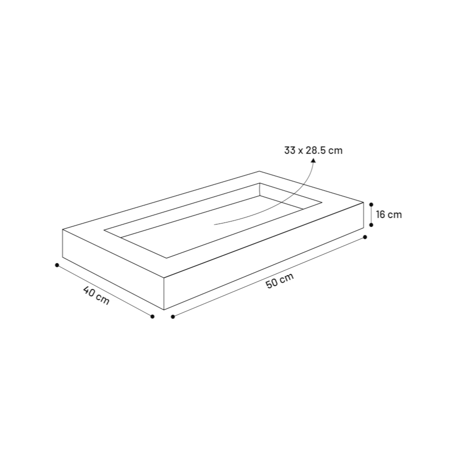 Cama/berço retangular rosa para cães com estampa de flamingo Colette