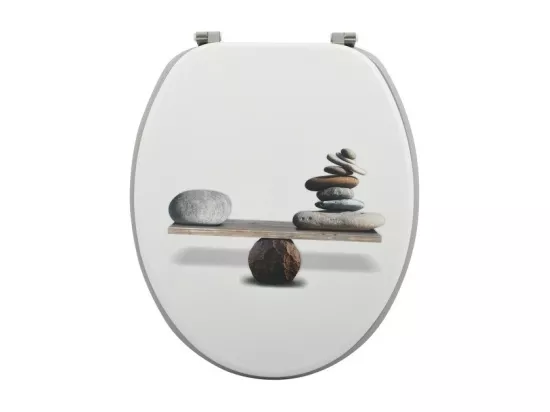 Abattant wc MDF SPIRIT - Charnières Inox MSV