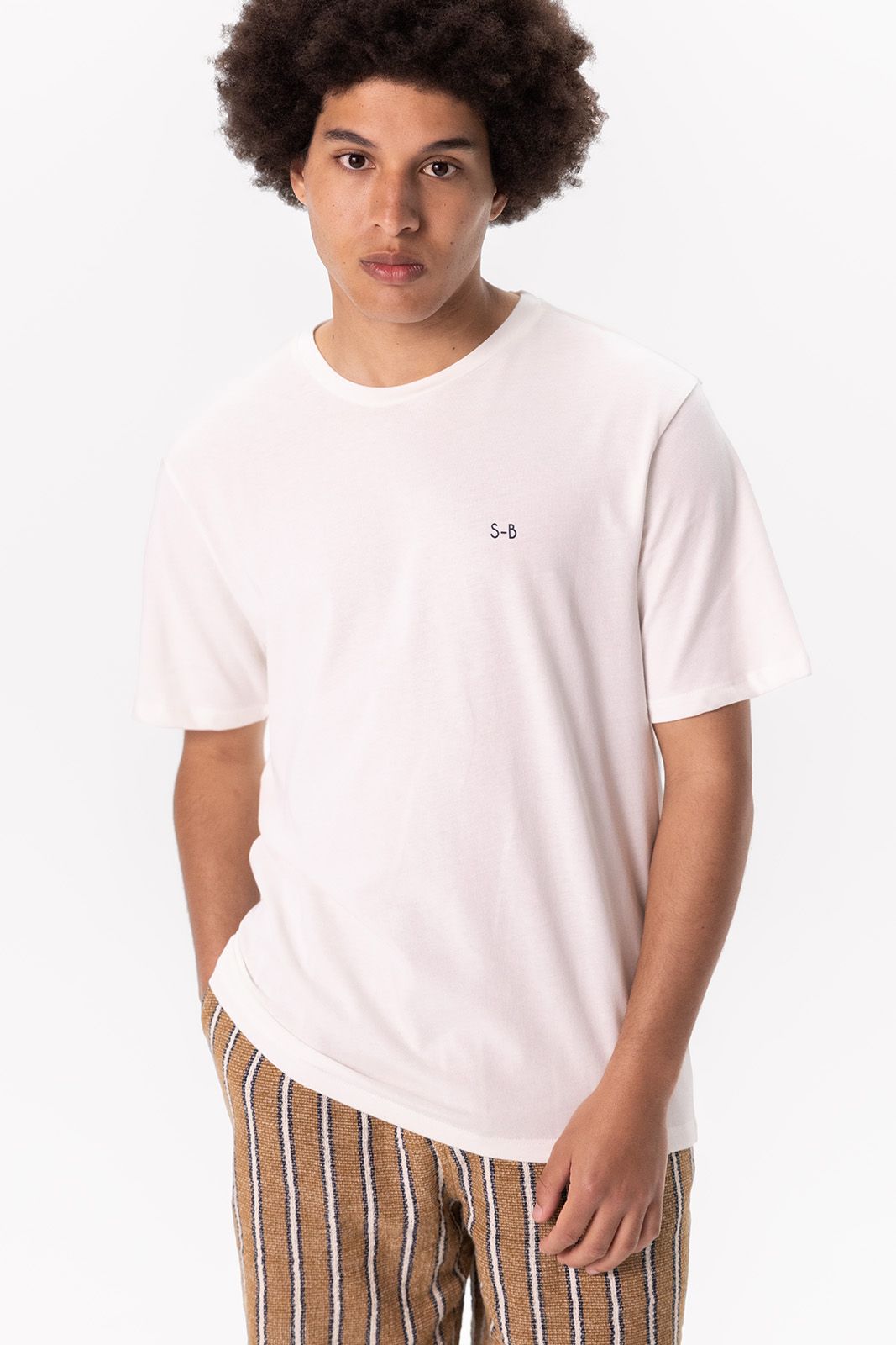Wit T-shirt met artwork