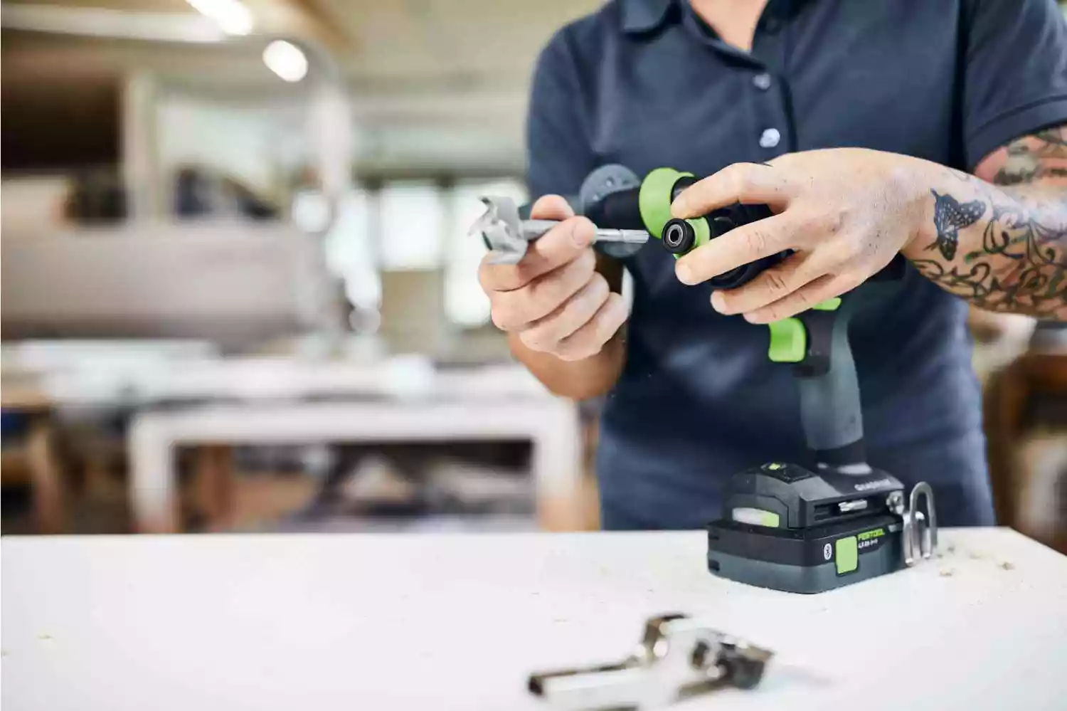 Festool TDC 18/4 I-Basic QUADRIVE 18V Li-Ion accu schroefboormachine body in systainer - 75Nm