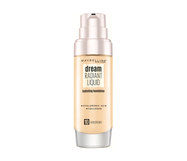 Maybelline Dream Radiant Liquid Hydrating FoundationNr. 10 Ivory