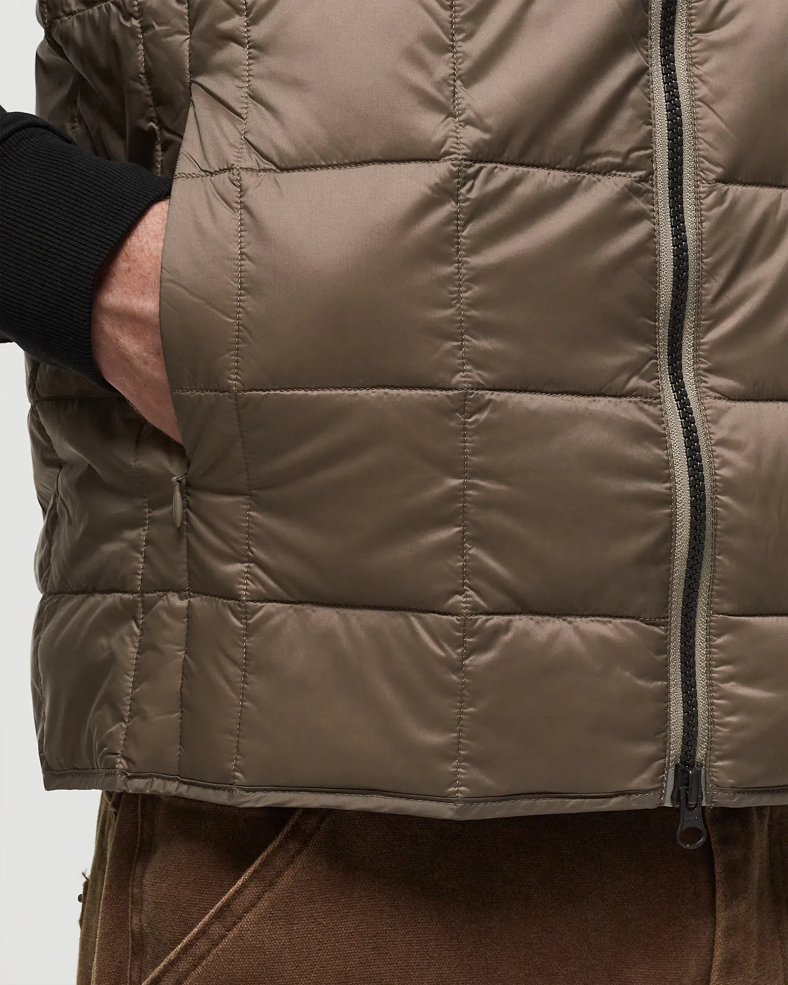 Taion CREW NECK W-ZIP DOWN VEST
