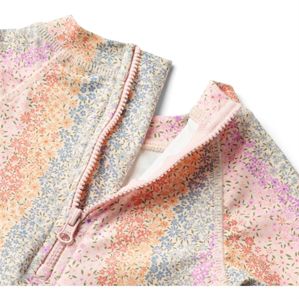 Rainbow Flowers Badeheldragt Cas - Wheat → Luksusbaby.dk