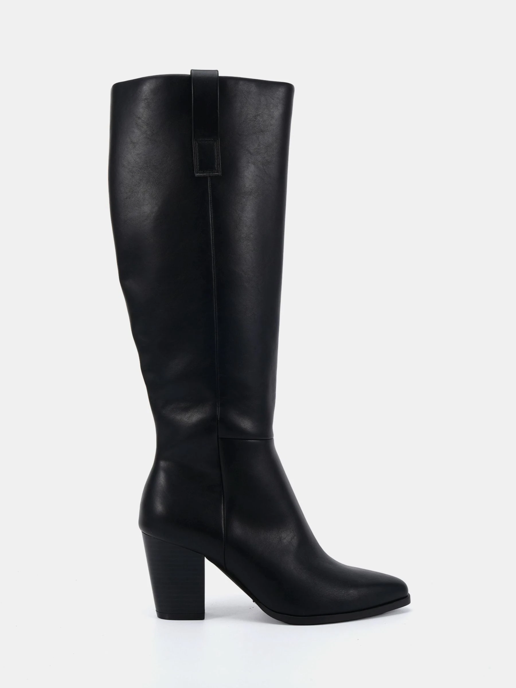 Zwart chroom - Novo Gili Block Heel Western Knee Boots