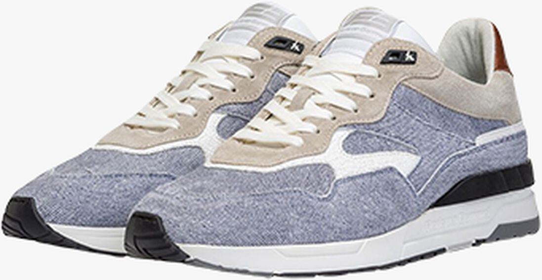 FLORIS VAN BOMMEL blauwe floris van bommel lage sneakers sfm-10170
