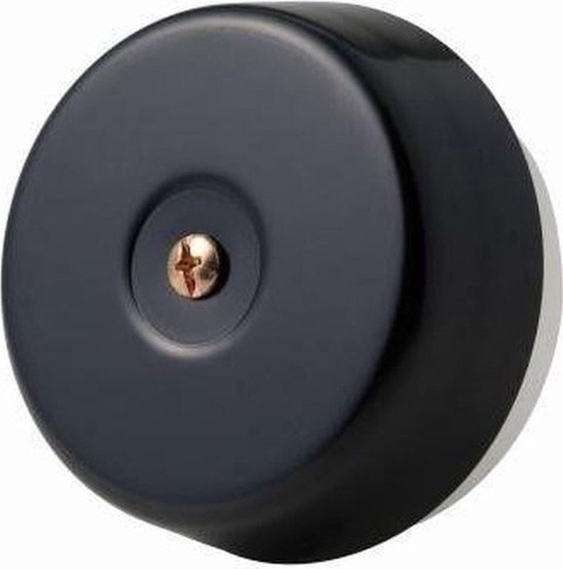 Honeywell Deurbel 8V 85dB - Zwart - Diameter 73mm - Metaal