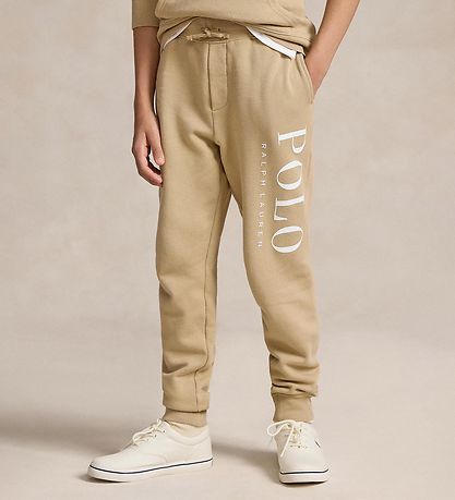 Polo Ralph Lauren Jogginghosen - Khaki m. weiß