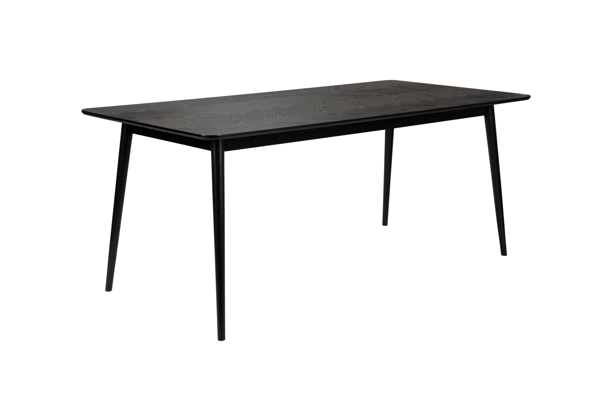 Eettafel Fabio zwart 160 x 80 cm