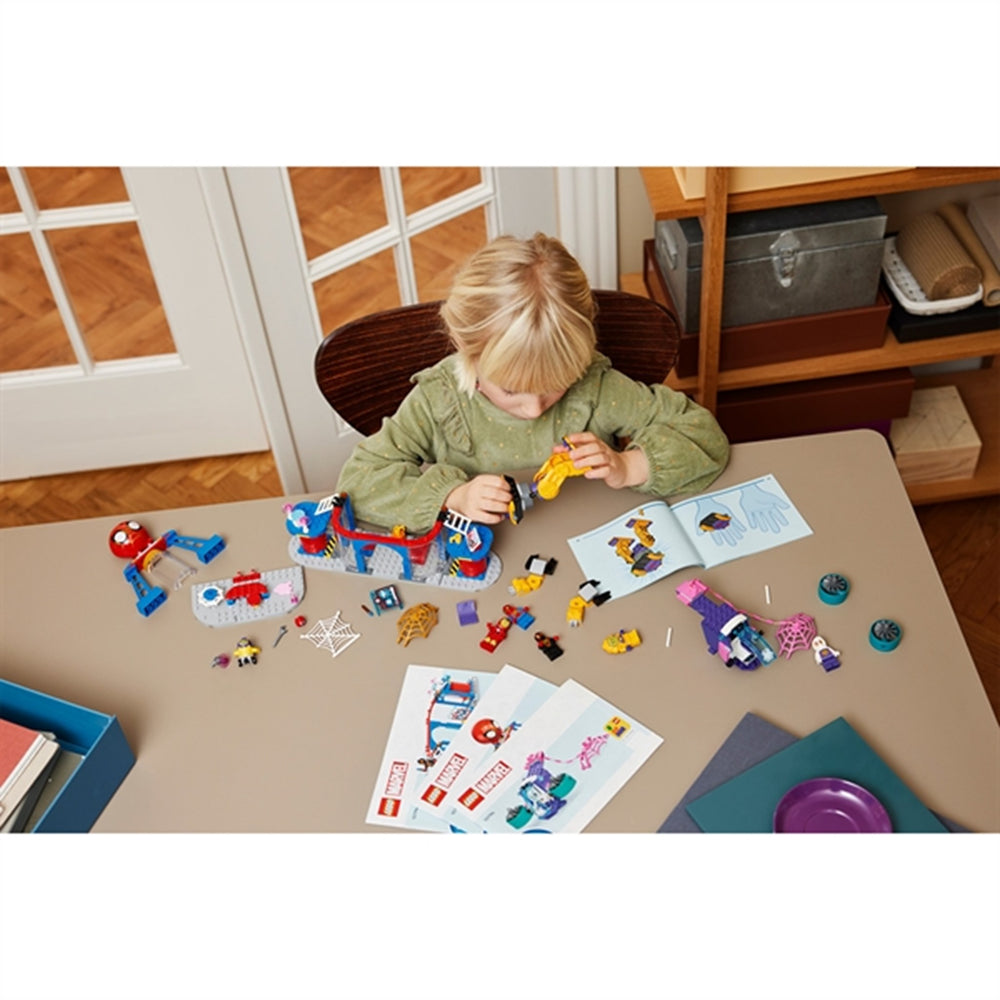 Køb LEGO® Marvel Team Spideys Netspinder Hovedkvarter