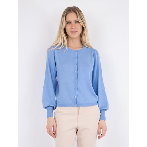 Neo Noir Rose Solid Cardigan, Sky Blue, 42