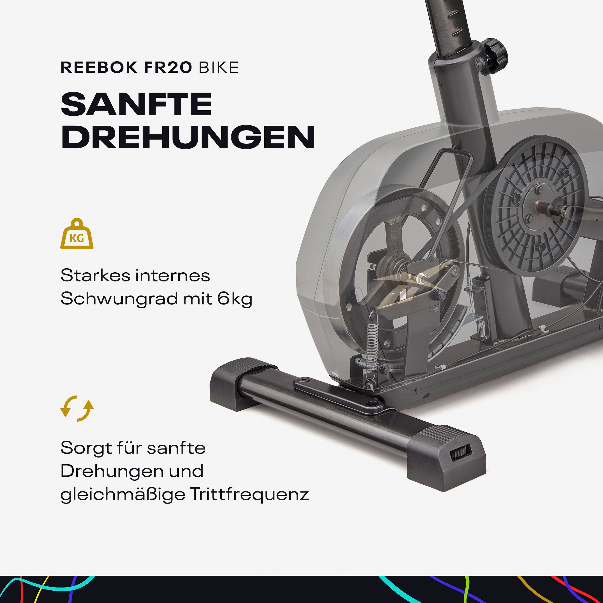 Reebok Heimtrainer »FR20 Heimtrainer« 8 Widerstandsstufen