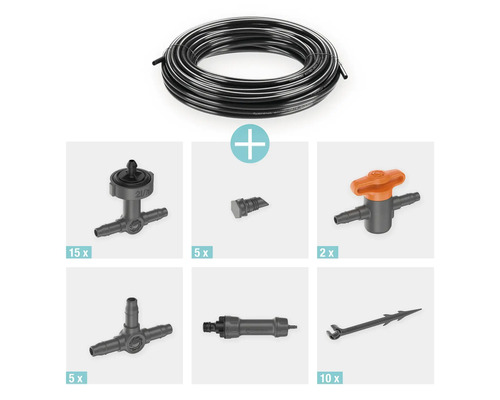 GARDENA Micro-Drip Startset Balkonbewateringsset (voor maximaal 15 potplanten)
