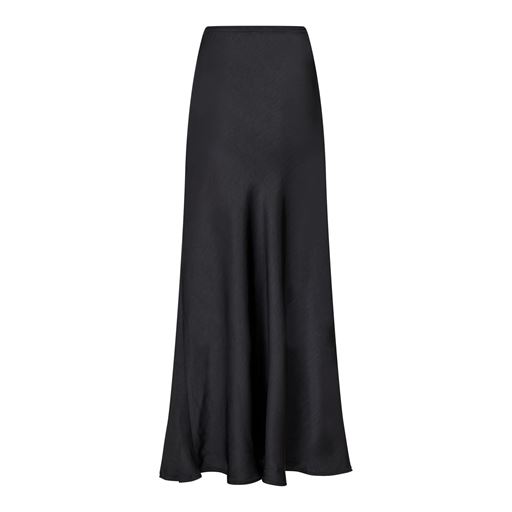Neo Noir Vicky Heavy Sateen Nederdel, Black, 38