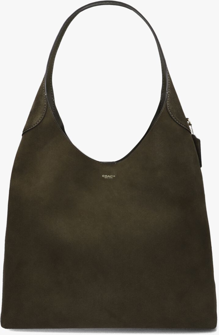 donkergroene coach schoudertas brooklyn shoulder bag 39