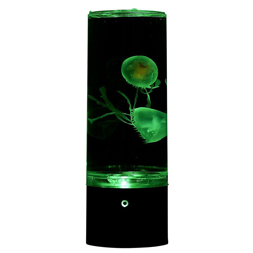 Lampe méduse couleurs changeantes Ø10,5xH29cm