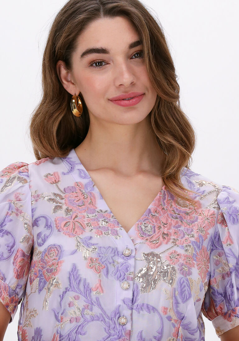 HUNKON paarse hunkon blouse coco top