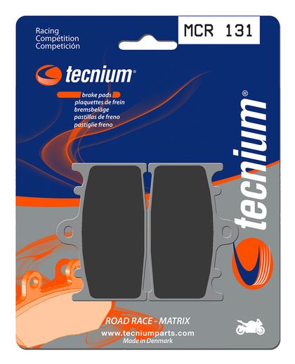 Plaquettes de freins Tecnium Racing métal fritté carbone - MCR131