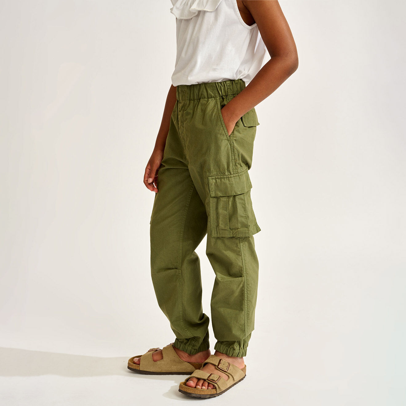 Bellerose Pantalon cargo Pazy  army