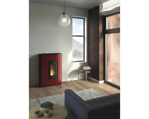 Firefix Atrium 5 pelletkachel, staal, zwart, 4,9 kW