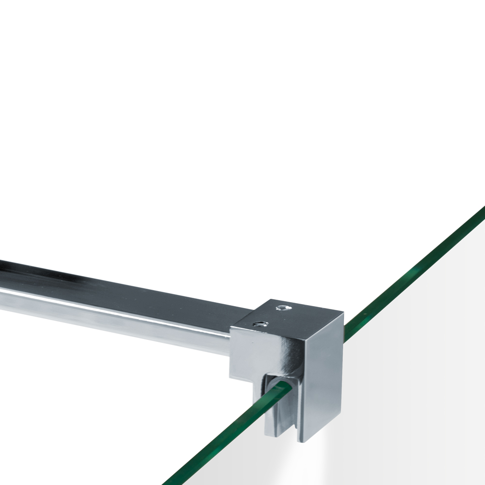 Brauer JC profielloze douchecabine 180x90cm 3-delig chroom