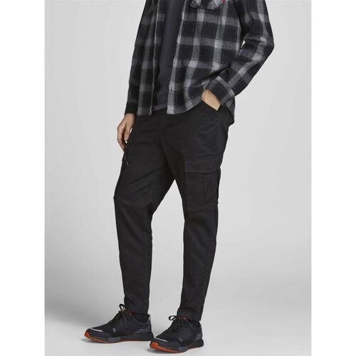 Jack & Jones - 12194240 JPSTACE JJDEX TAPERED-BLACK Negro