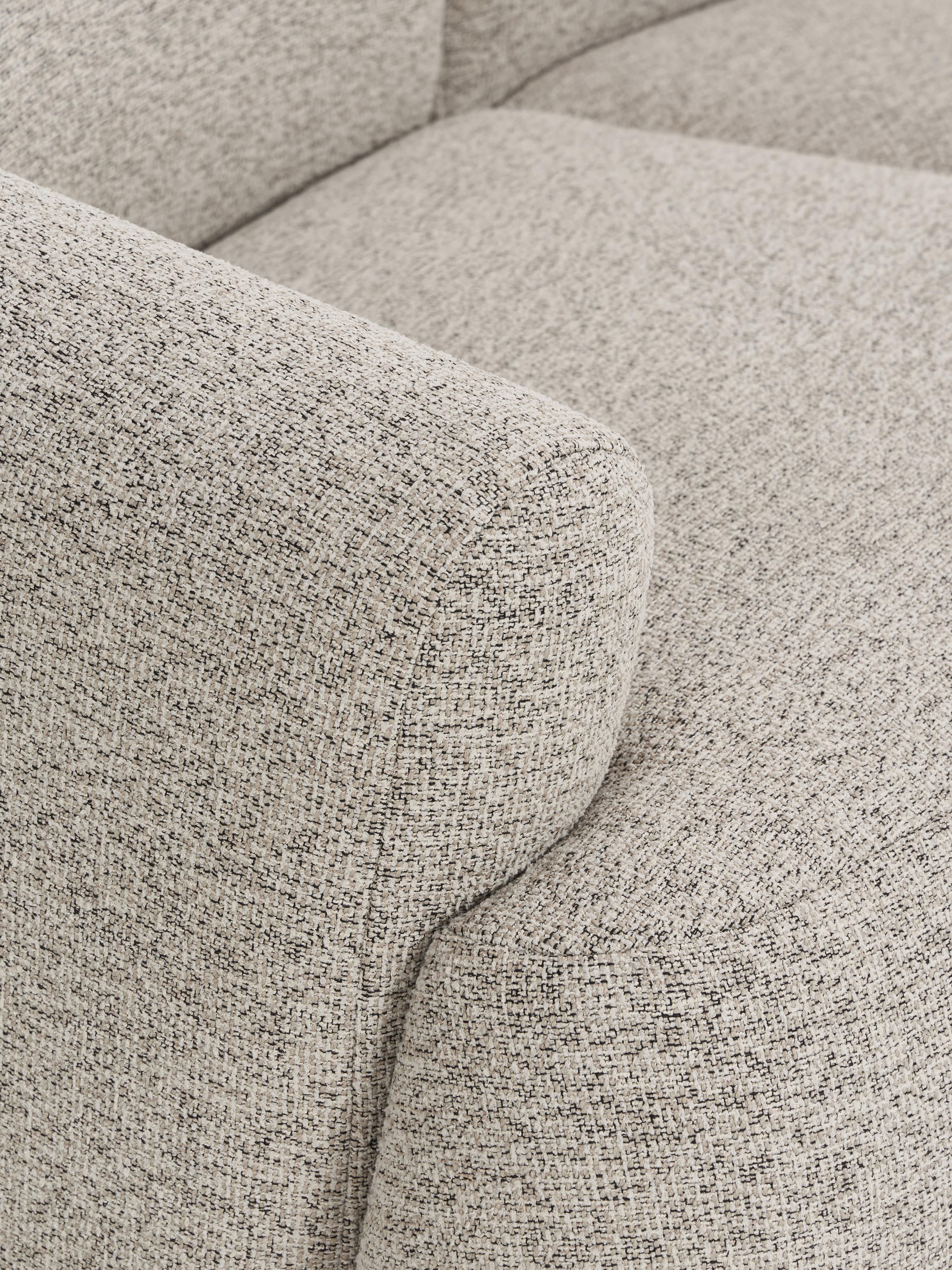 Bouclé hoekmodule Sofia