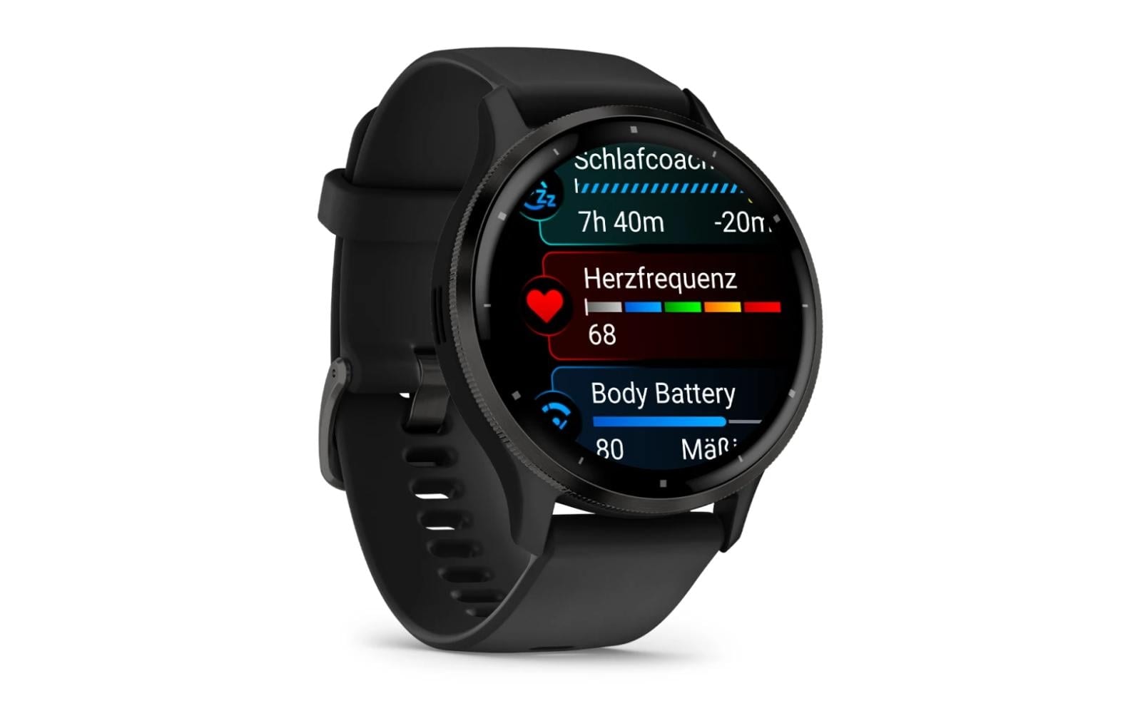 Garmin Sportuhr »Venu 3 Schwarz / Schiefergrau«