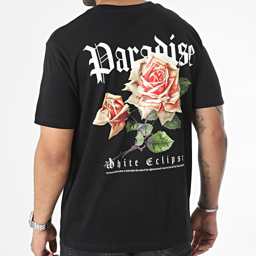 Tee Shirt Oversize Large Paradise III Noir