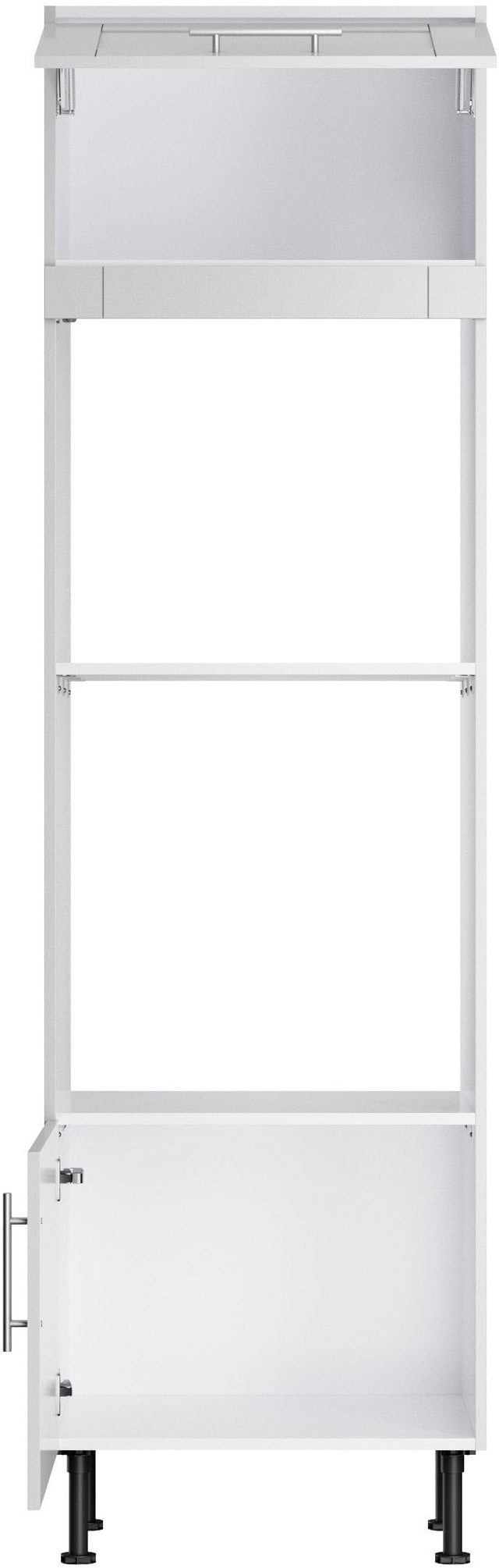 KOCHSTATION Mikrowellenumbauschrank »KS-Ahus« Breite 60 cm