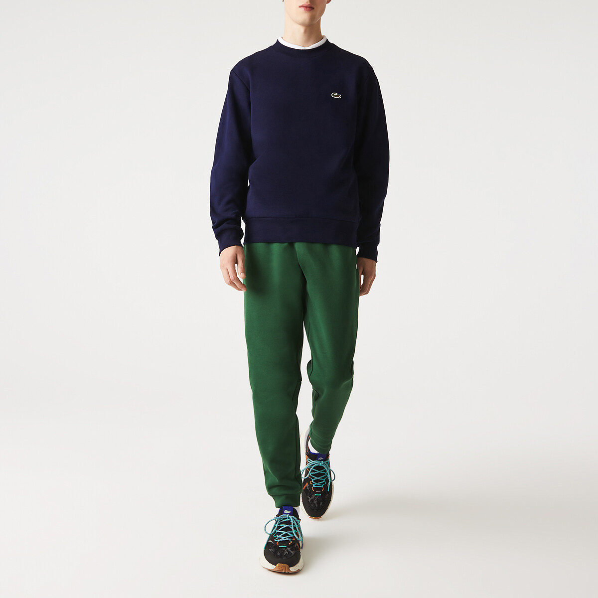 LACOSTE<br>Suéter de gola redonda