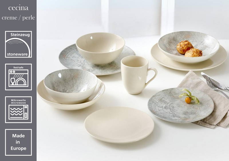 Ritzenhoff & Breker Speiseteller CECINA beige