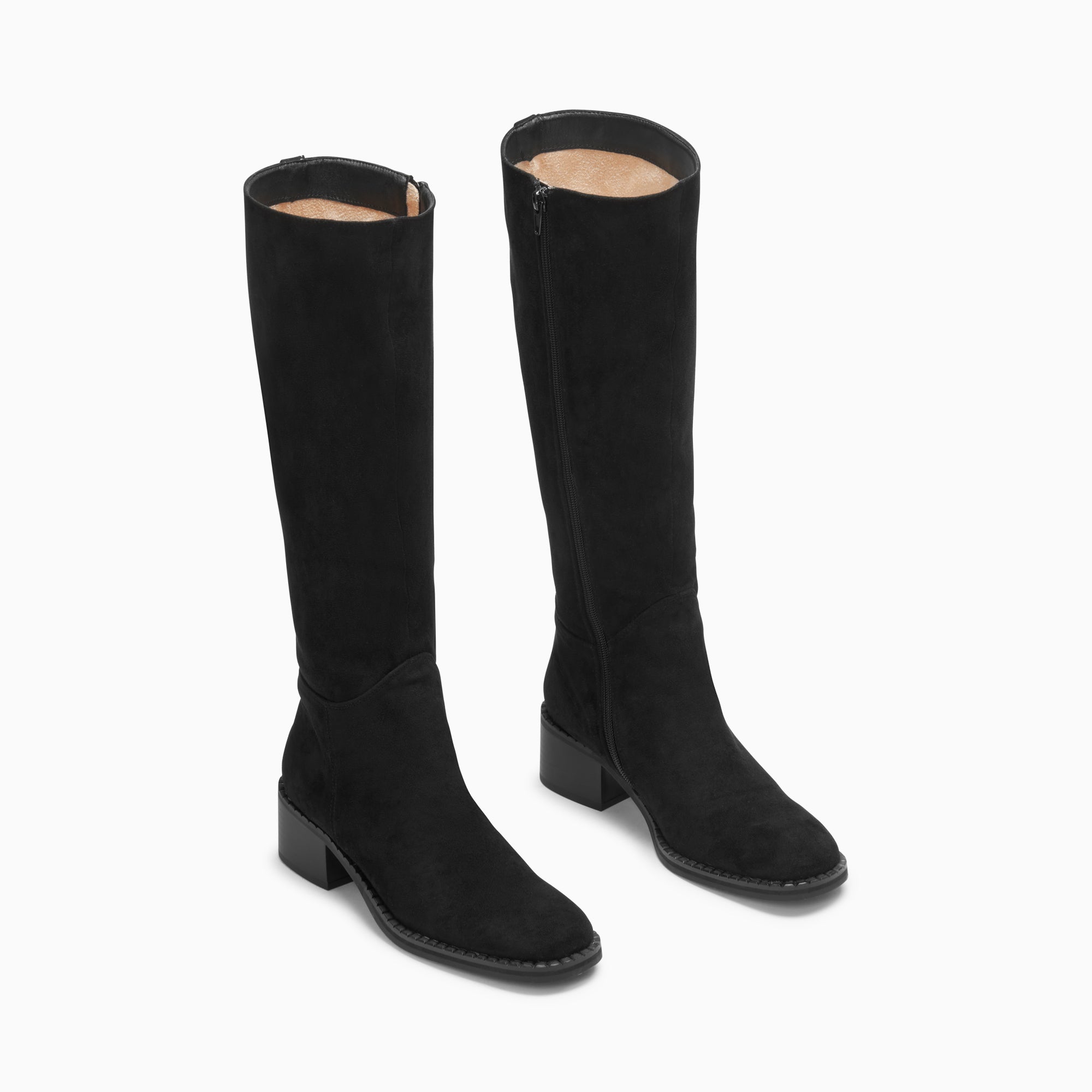 Bottes, Cuissardes-Bottes Irina noires en suédine