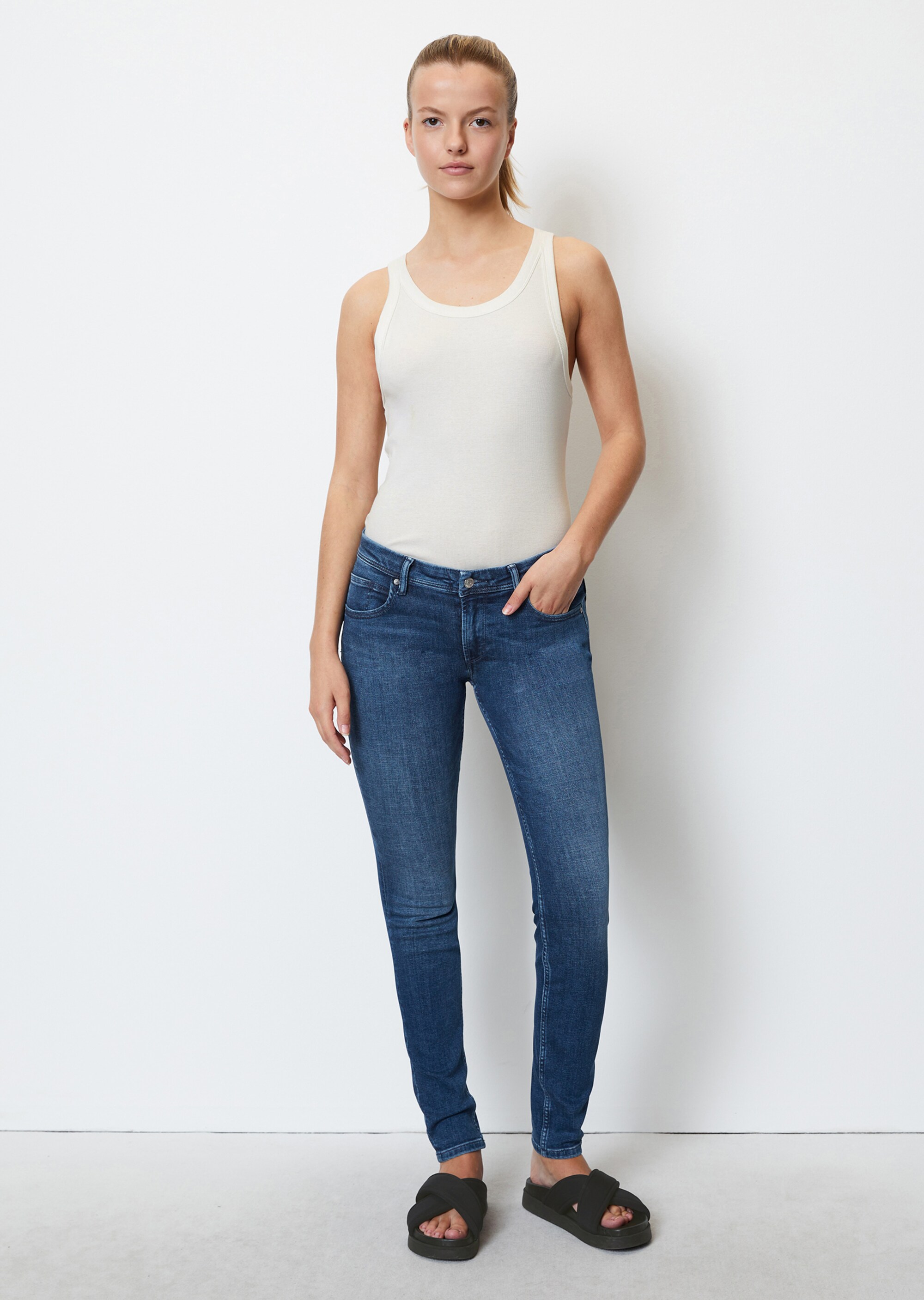 Jeans Modell ALVA slim aus Organic Cotton-Mix