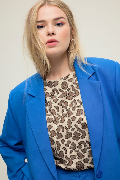 Blazer, oversized, Revers