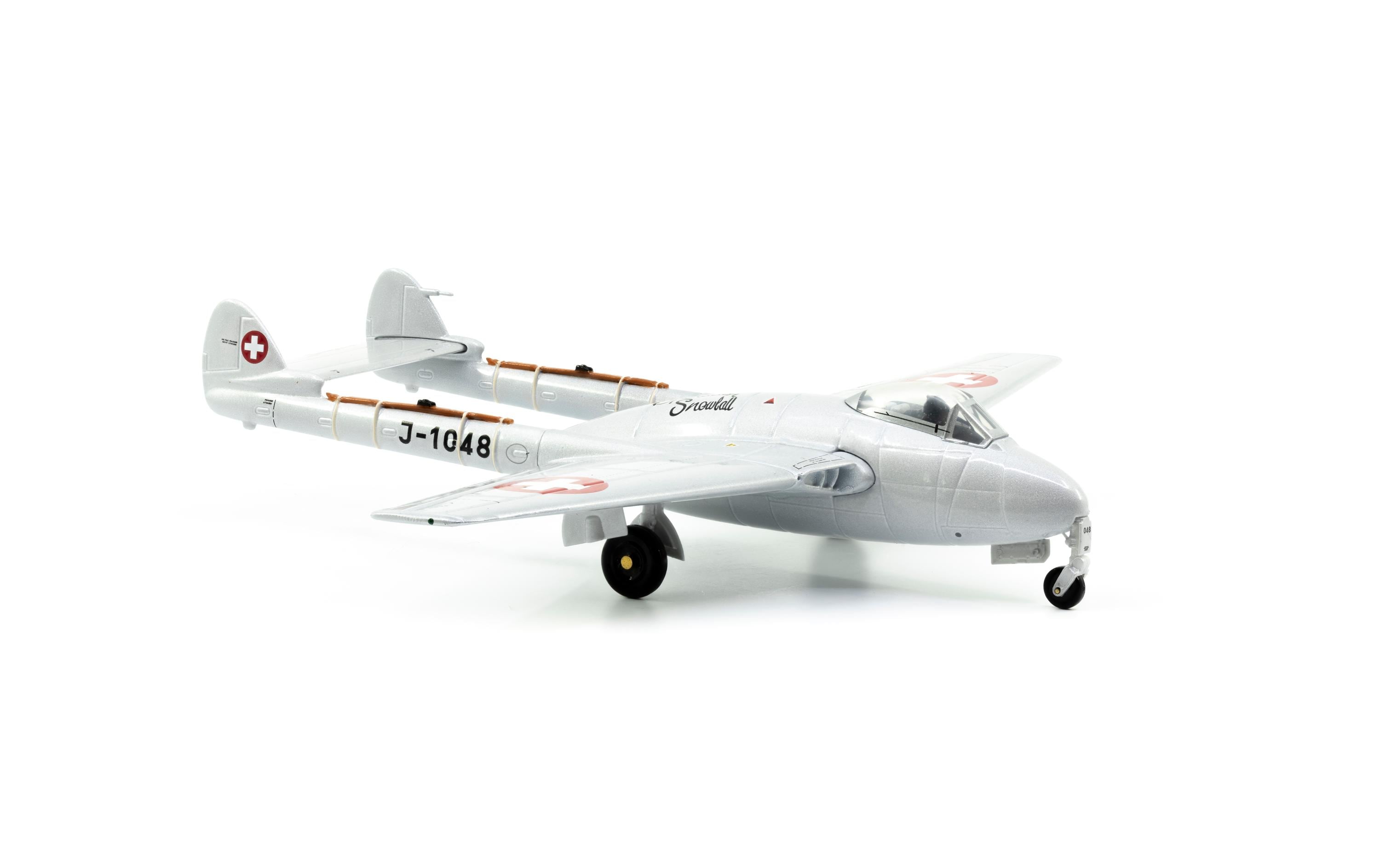 Vampire DH-100 Mk.6 J-1048 1:72Modellflugzeug