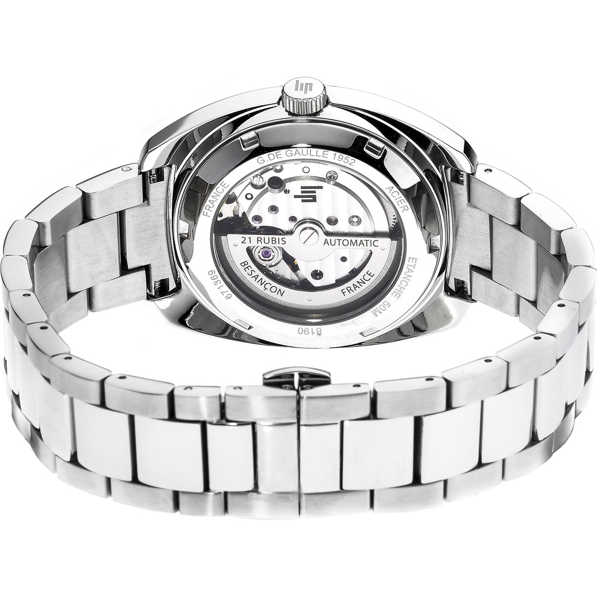 Montre Lip homme automatique acier