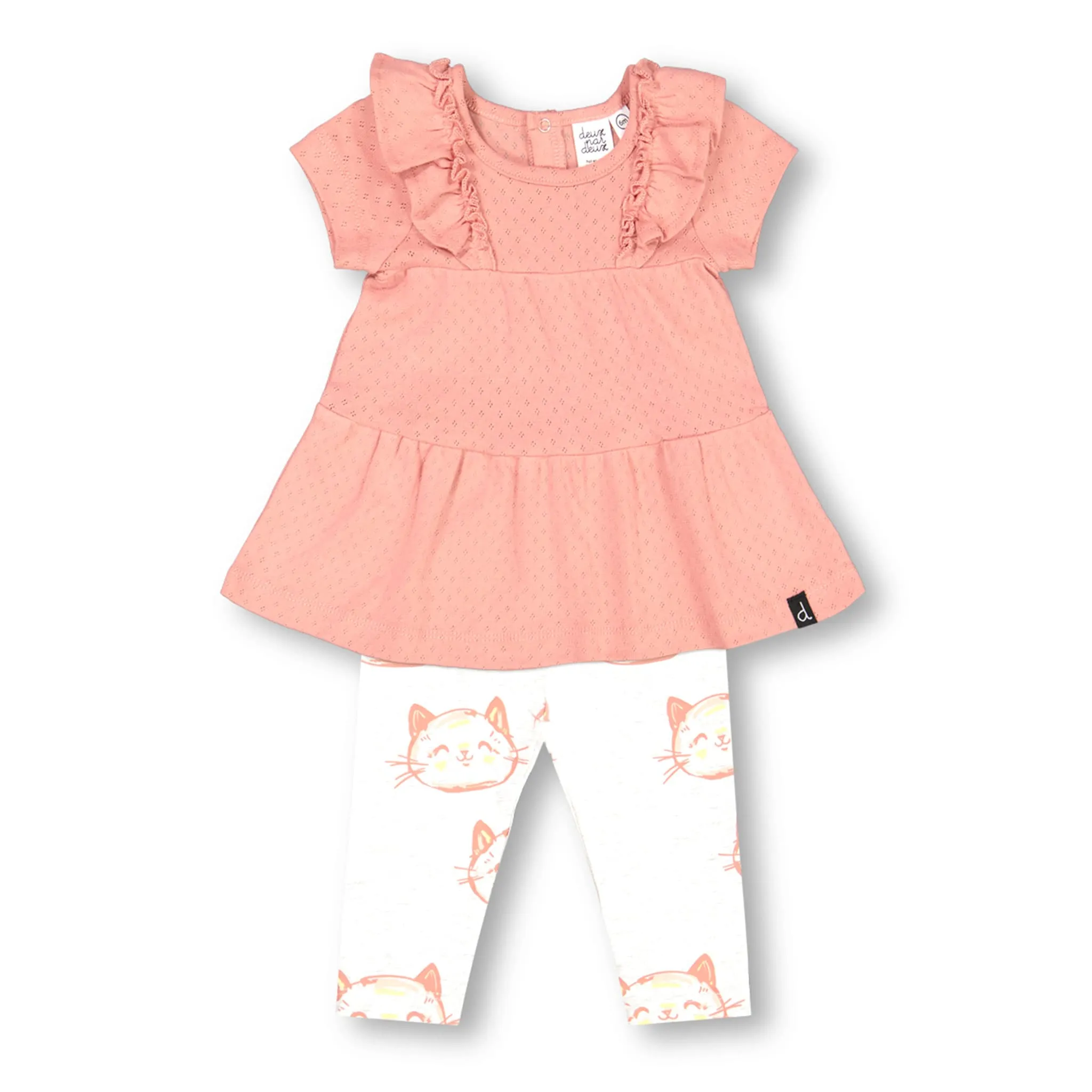 Deux par Deux Ensemble Robe Minou 3-24mois