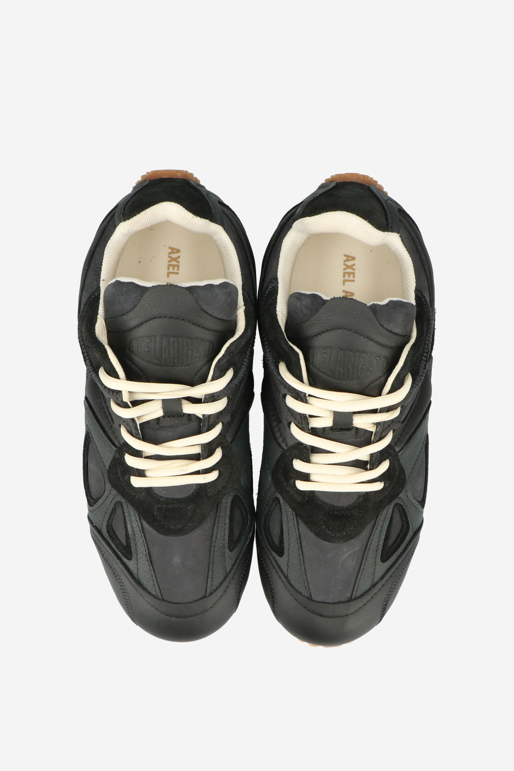 Slow runner leather sneakers