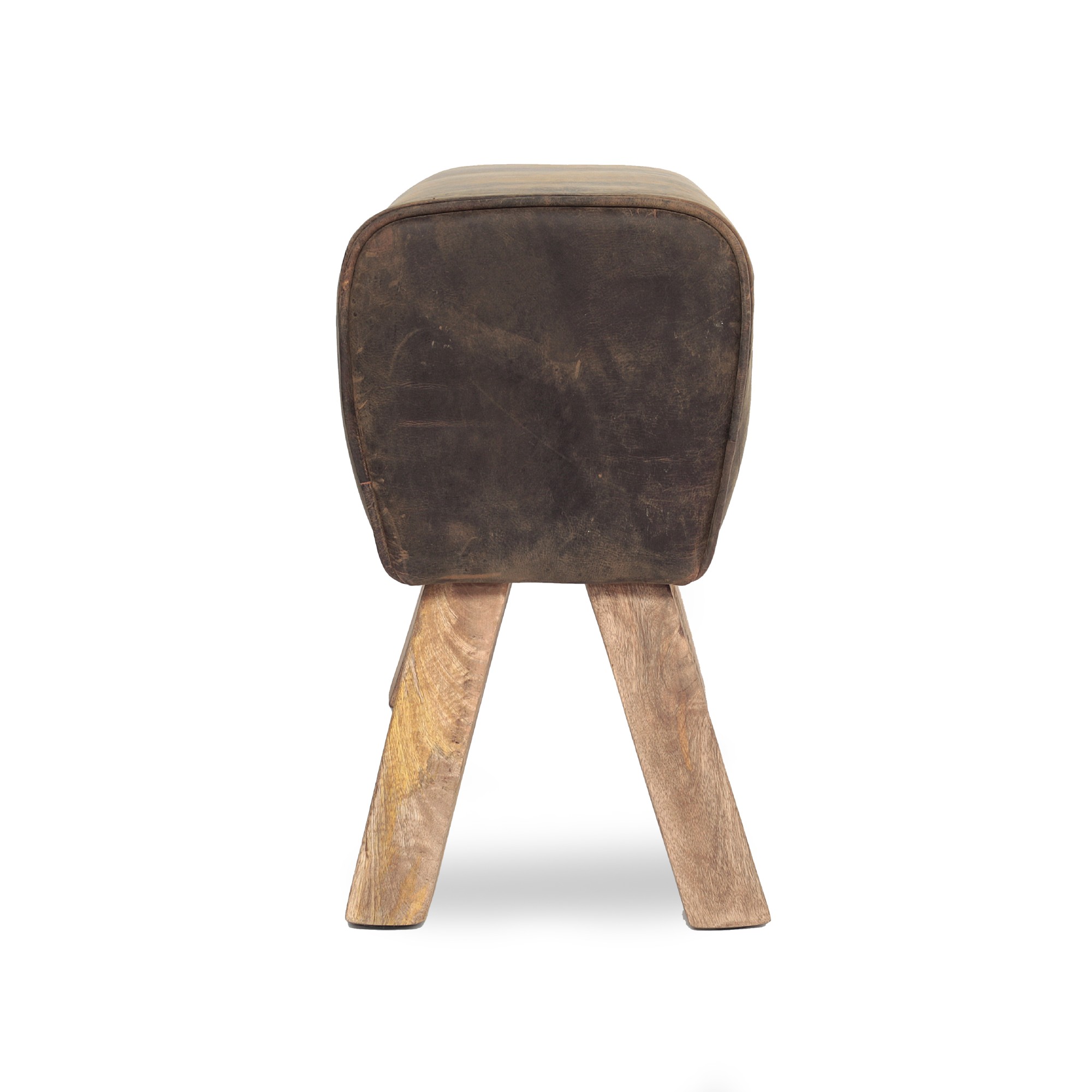 Sitzbock 'Buffalo', braun, B 69 cm, H 52 cm, T 30 cm von fischer's lagerhaus