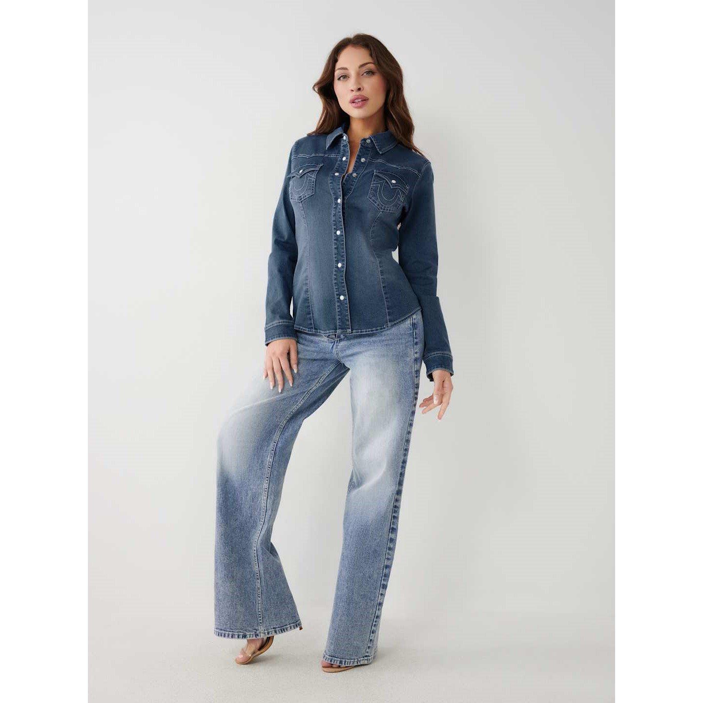 True Religion Western Denm Sh Ld99