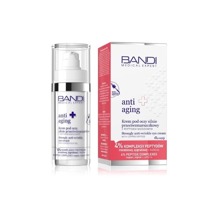 Bandi Medical Expert ANTI AGING Stark Anti-Falten-Augencreme mit Kupferpeptid 30 ml