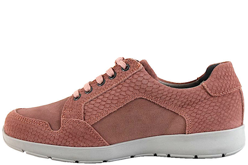 NEW FEET SPECIALSKO I ROSA PRÆGET NUBUCK